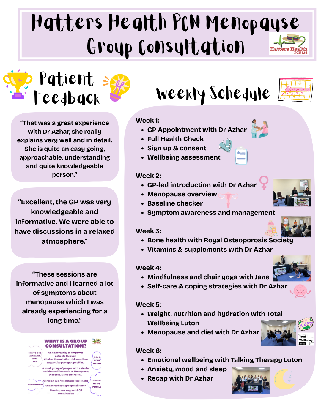 Menopause Group Consultation Feedback